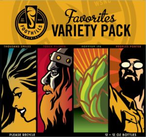 Foothills Brewing Favorites variety 12 pack bottles