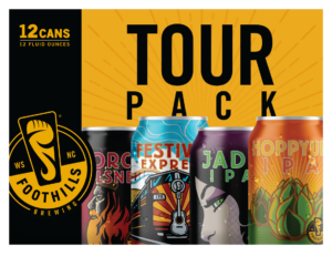 Foothills Brewing Tour Pack variety 12 pack cans