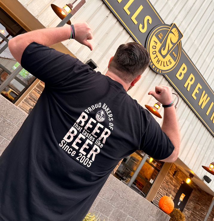 BEER-FLAVORED BEER T-SHIRT