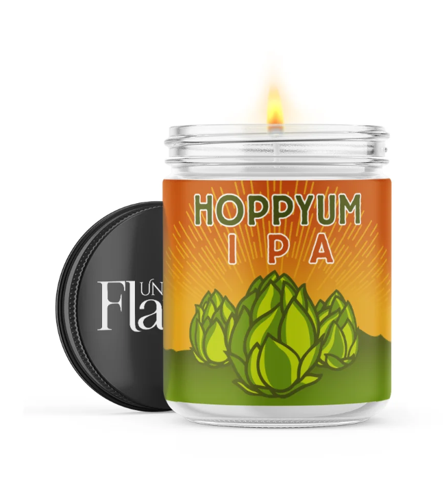 Hoppyum Labeled Candle